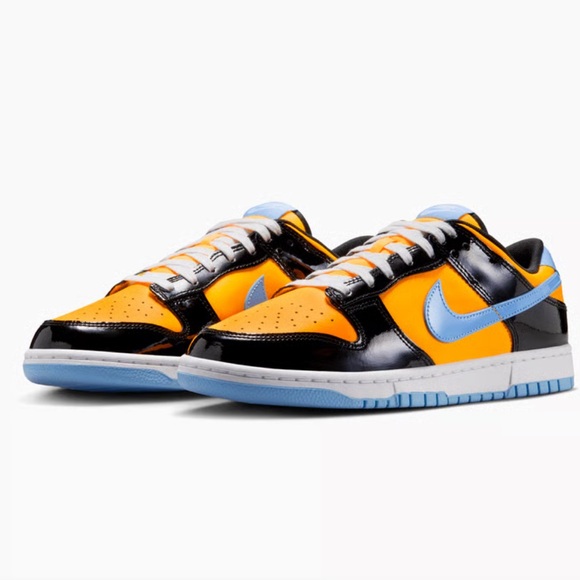 🩵🖤 Nike Dunk Low Black Laser 🖤💛